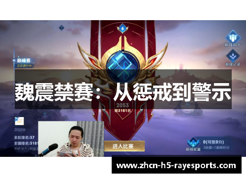 魏震禁赛:从惩戒到警示 魏震禁赛:从惩戒到警示